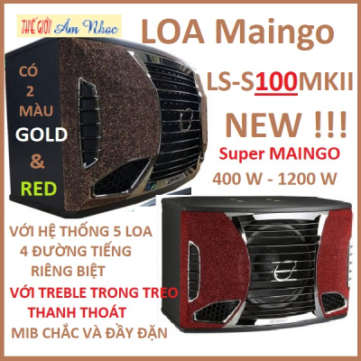 +  A-NEW 2020 LOA Maingo LS-S100MKII Karaoke Speaker(400W-1200W)